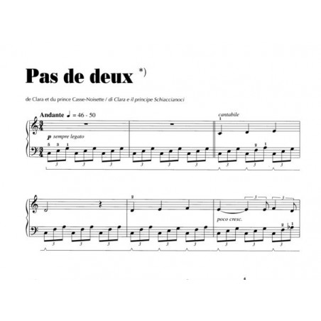 Partition CASSE NOISETTE pour piano - Le kiosque à musique