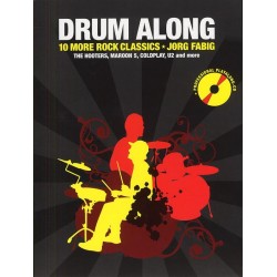 DRUM ALONG 10 MORE ROCK CLASSICS PARTITION BATTERIE BOE7482