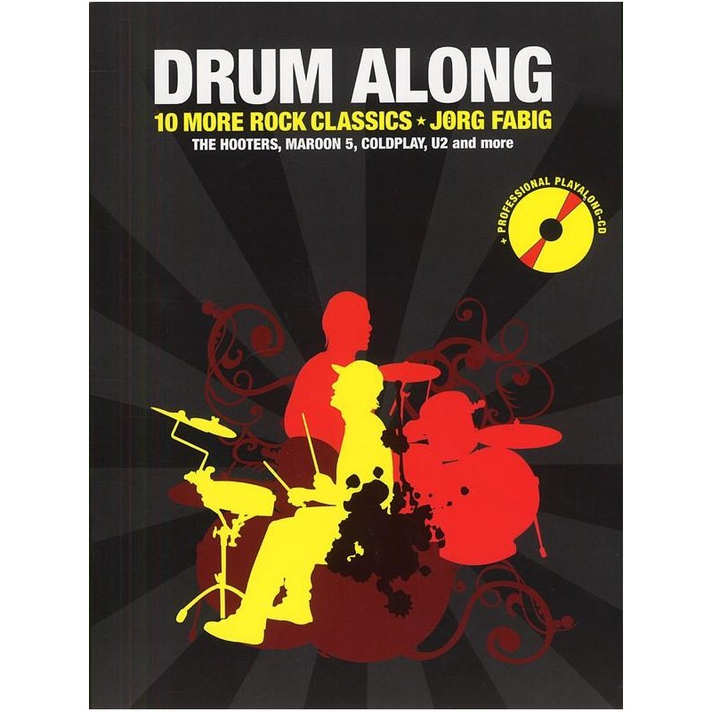 DRUM ALONG 10 MORE ROCK CLASSICS PARTITION BATTERIE BOE7482