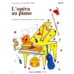 PARTITION MEUNIER L'OPERA AU PIANO VOLUME B C06200 AVIGNON