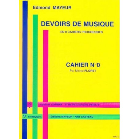 Edmond Mayeur devoirs de musique