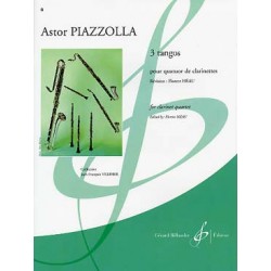 PIAZZOLLA 3 TANGOS 4 CLARINETTES G7787B BILL7787