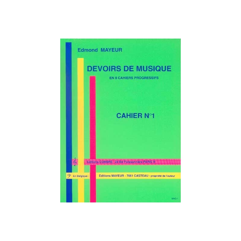 Edmond mayeur devoirs de musique Edmond mayeur devoirs de musique