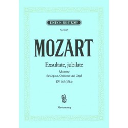 Mozart Exsultate jubilate partition