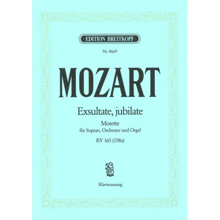 Mozart Exsultate jubilate partition
