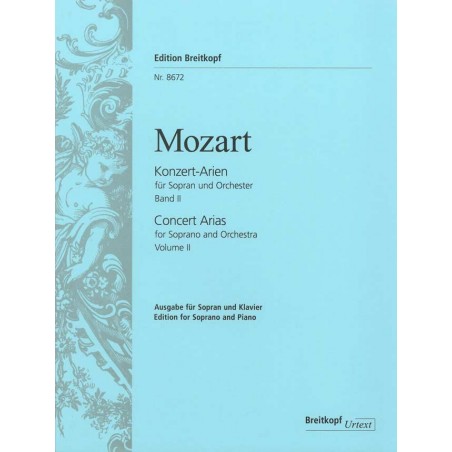 MOZART AIRS DE CONCERT SOPRANO EB8672