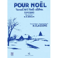 HENRI CLASSENS POUR NOEL PARTITION PIANO P02208