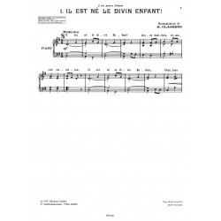 Pour Noël partition piano solo