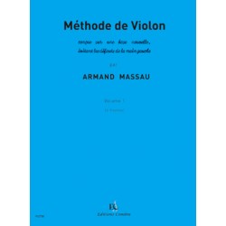 ARMAND MASSAU METHODE VIOLON VOLUME 1 P02750