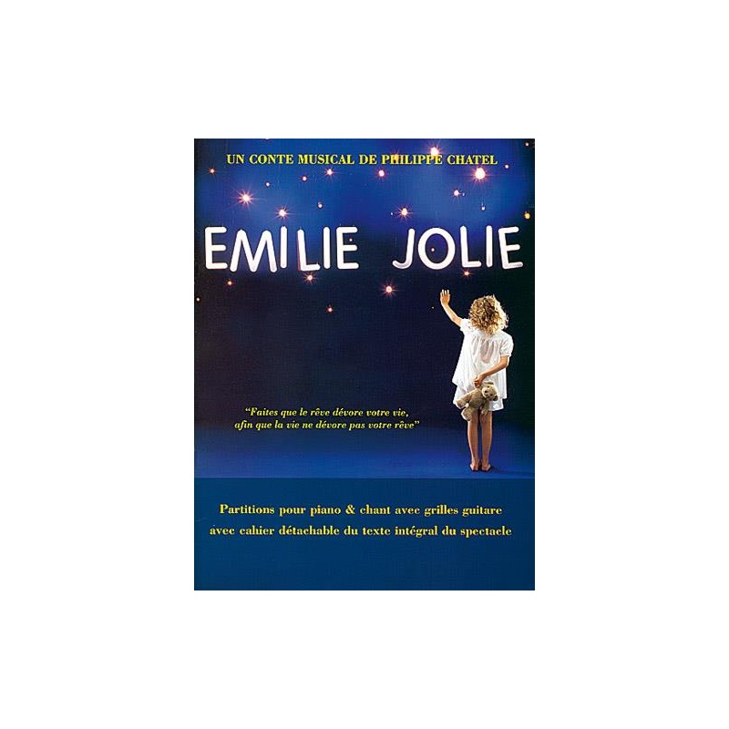 Emilie Jolie comédie musicale partition
