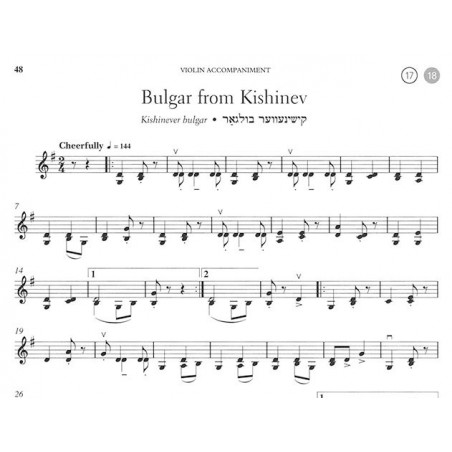 Huws jones Klezmer fiddler partition violon