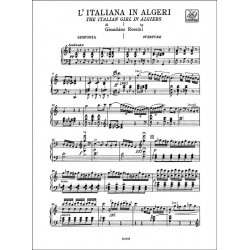 L'italienne à Alger partition chant et piano