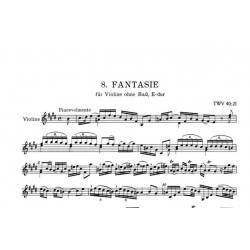 partition telemann 12 fantaisies