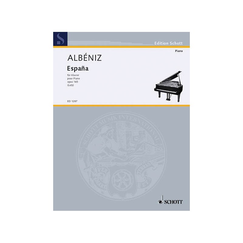PARTITION PIANO ALBENIZ ESPANA AVIGNON KIOSQUE A MUSIQUE