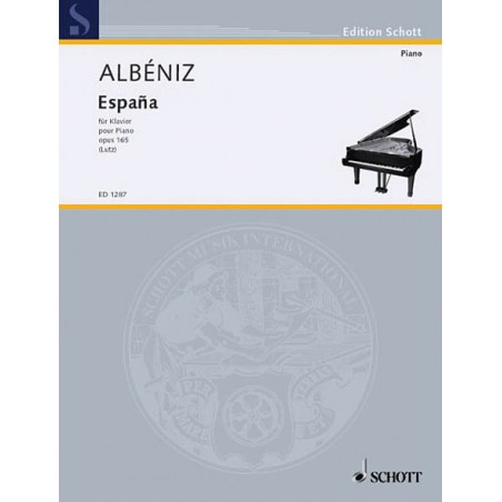 Partition ESPANA pour piano - Avignon Les Angles - Le Pontet