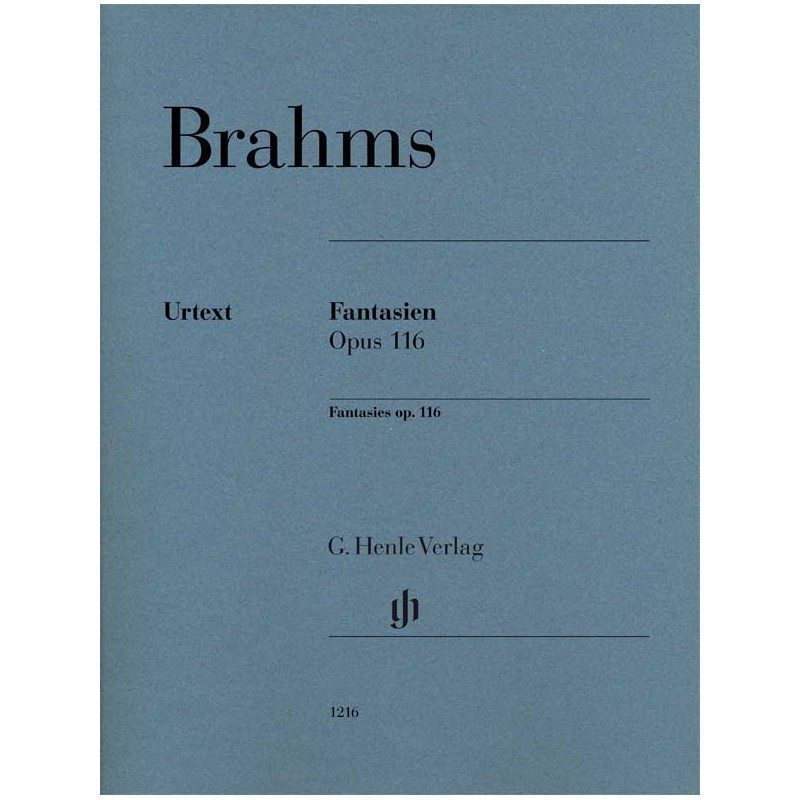 PARTITION PIANO BRAHMS FANTAISIES HN1216 LE KIOSQUE A MUSIQUE AVIGNON