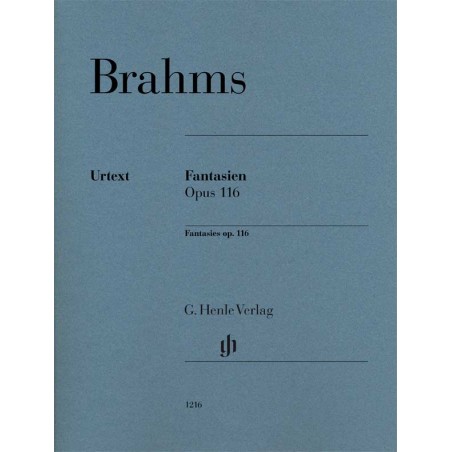 PARTITION PIANO BRAHMS FANTAISIES HN1216 LE KIOSQUE A MUSIQUE AVIGNON