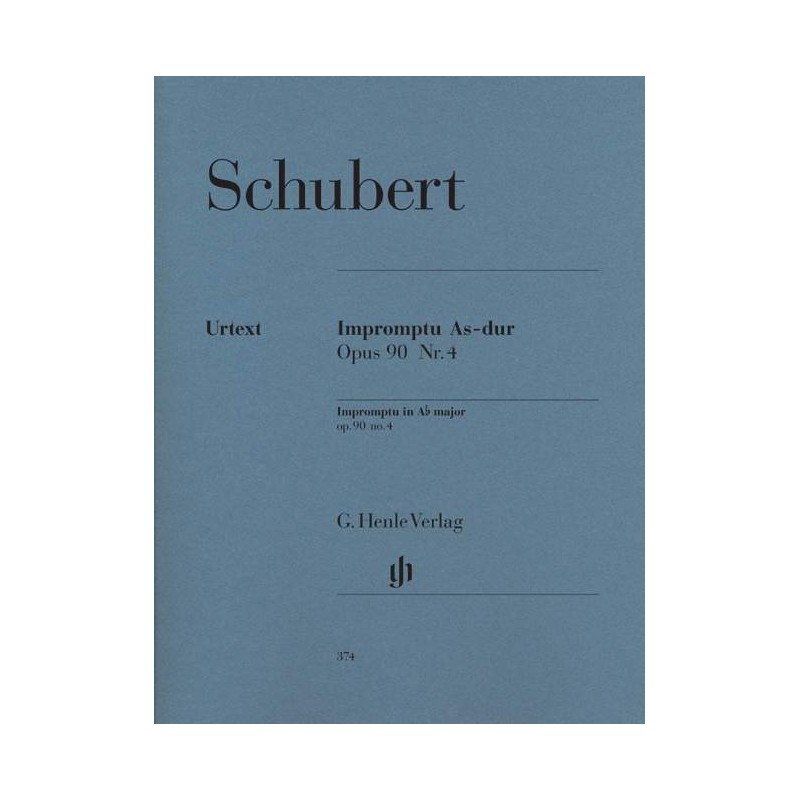 Schubert impromptu n°4 partition