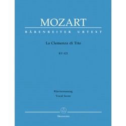 Mozart la clémence de Titus partition chant