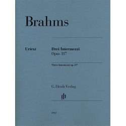 PARTITION PIANO BRAHMS INTERMEZZI HN1042 LE KIOSQUE A MUSIQUE AVIGNON