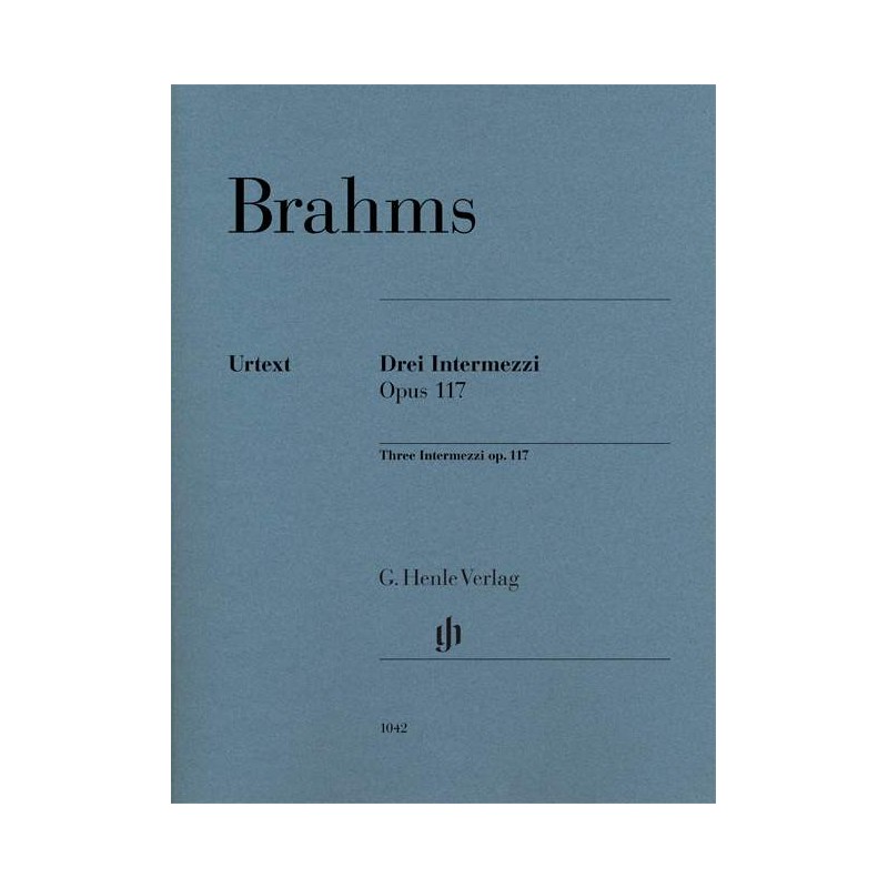 PARTITION PIANO BRAHMS INTERMEZZI HN1042 LE KIOSQUE A MUSIQUE AVIGNON