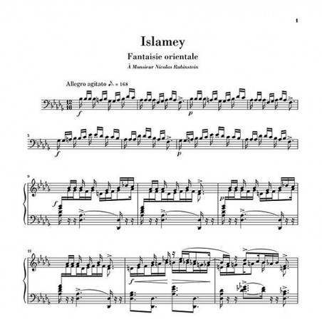 Islamey partition piano