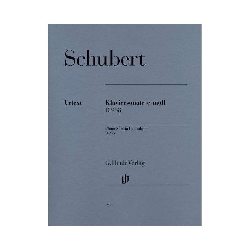 Partition piano schubert sonate do mineur D958 Partition piano schubert sonate do mineur D958