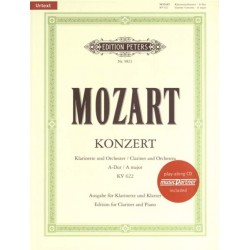 Partition concerto clarinette de Mozart