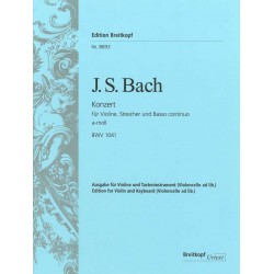 bach concerto n°1 partition violon