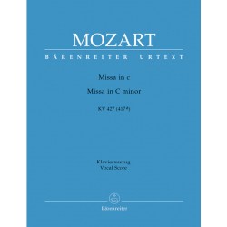 PARTITION MOZART MESSE EN UT BA4846A LE KIOSQUE A MUSIQUE AVIGNON