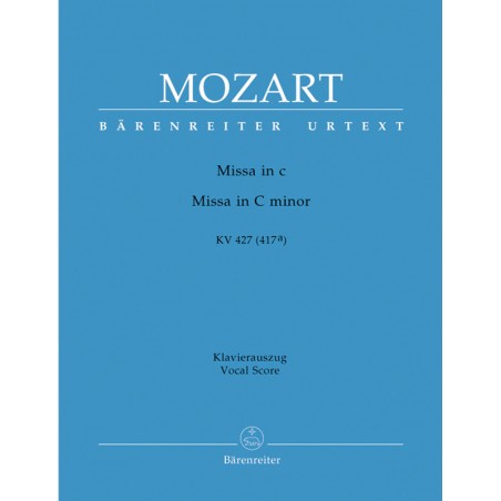PARTITION MOZART MESSE EN UT BA4846A LE KIOSQUE A MUSIQUE AVIGNON