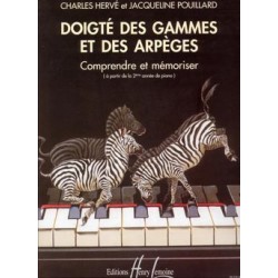 Doigté des gammes et arpèges partition