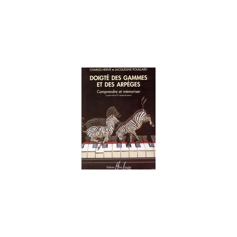 Doigté des gammes et arpèges partition