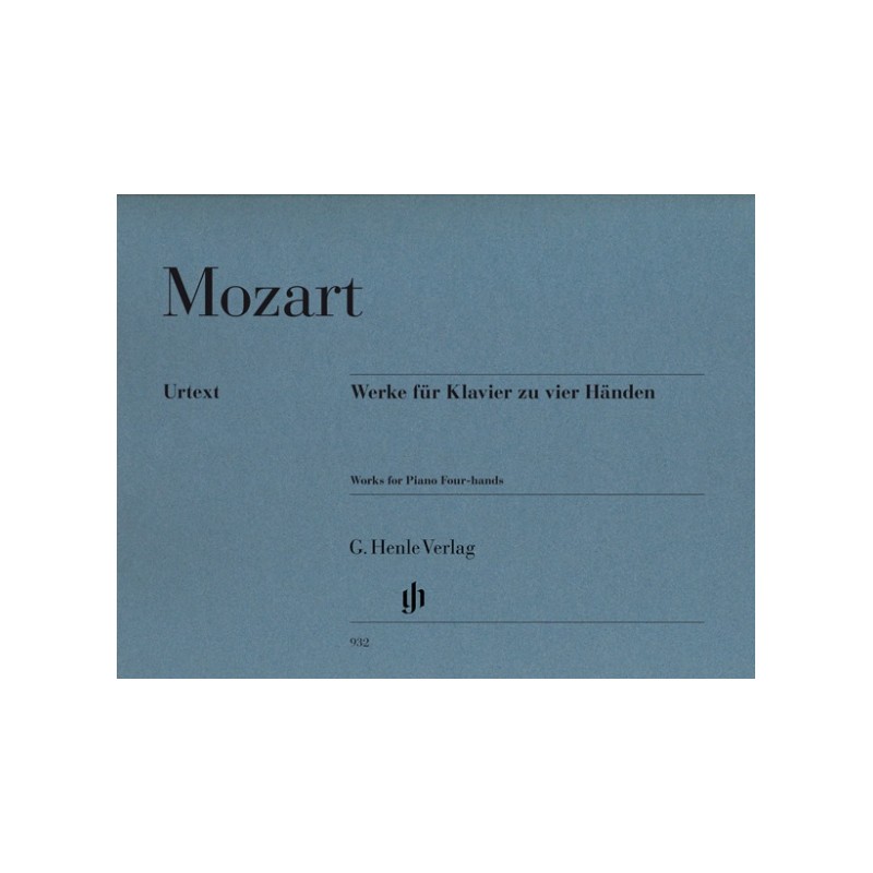 PARTITION MOZART PIANO 4 MAINS HN932 LE KIOSQUE A MUSIQUE