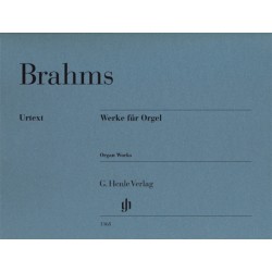 PARTITION BRAHMS OEUVRE POUR ORGUE HN1368 LE KIOSQUE A MUSIQUE