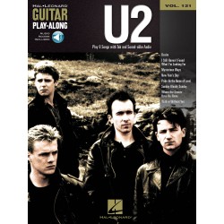 PARTITION TABLATURES U2 GUITAR PLAY ALONG 121 LE KIOSQUE A MUSIQUE