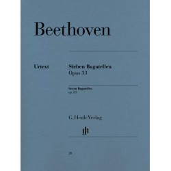 Beethoven 7 bagatelles opus 33 partition