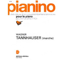 PARTITION PIANINO MARCHE DE TANNHAUSER PIANINO68 LE KIOSQUE A MUSIQUE
