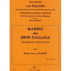 la marche des gros cailloux partition