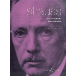 PARTITION RICHARD STRAUSS 4 DERNIERS LIEDER BH5300025 LE KIOSQUE A MUSIQUE