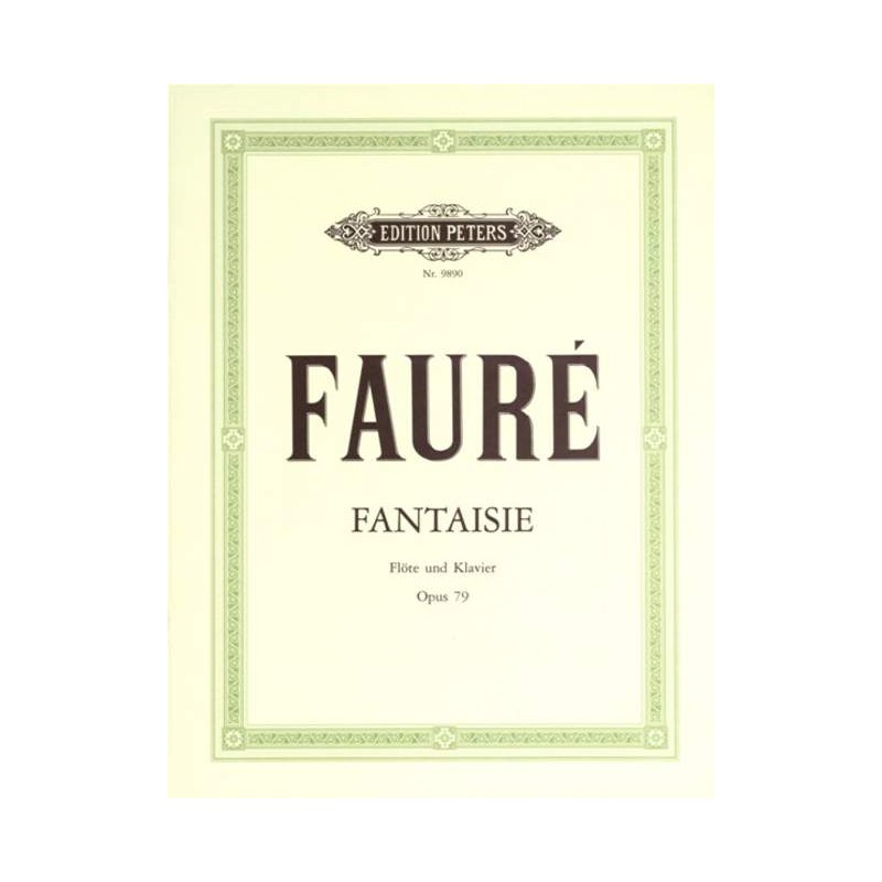 Gabriel Fauré Fantaisie - Partition flûte