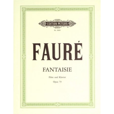 Gabriel Fauré Fantaisie - Partition flûte