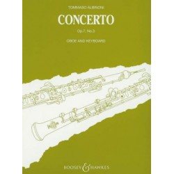 PARTITION ALBINONI CONCERTO HAUTBOIS N°3 BH2200091 LE KIOSQUE A MUSIQUE