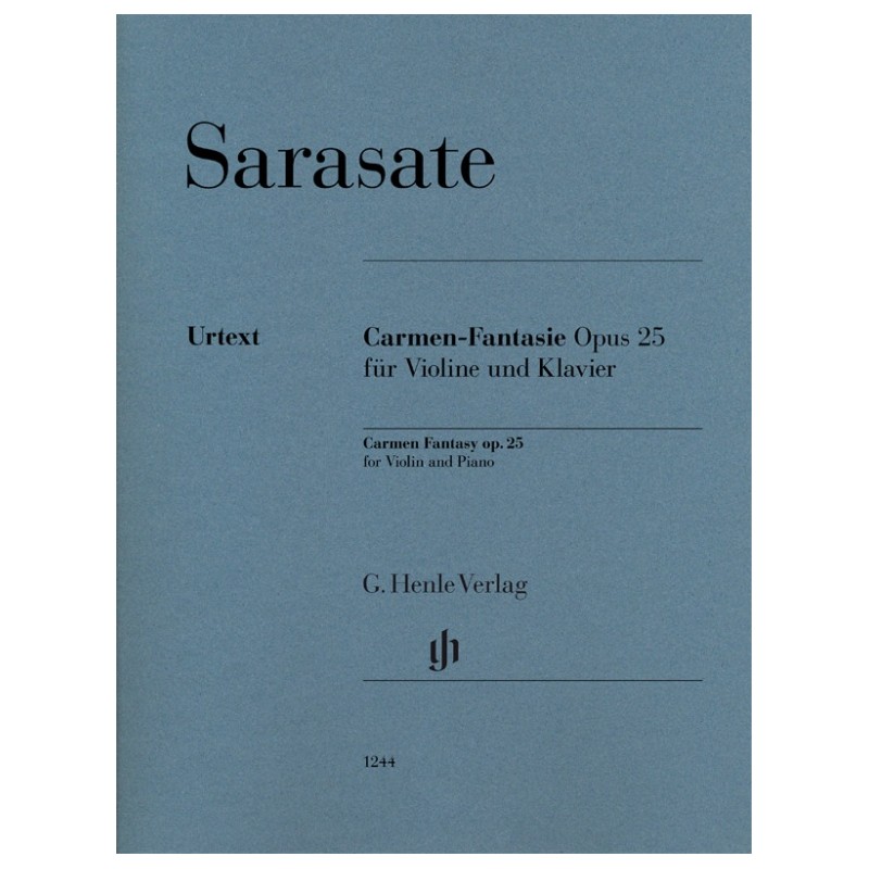 PARTITION CARMEN FANTAISIE de SARASATE HN1244 LE KIOSQUE A MUSIQUE