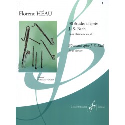 30 Etudes d'après Bach pour clarinette
