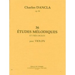 PARTITION VIOLON ETUDES MELODIQUES DE DANCLA EG02035 LE KIOSQUE A MUSIQUE