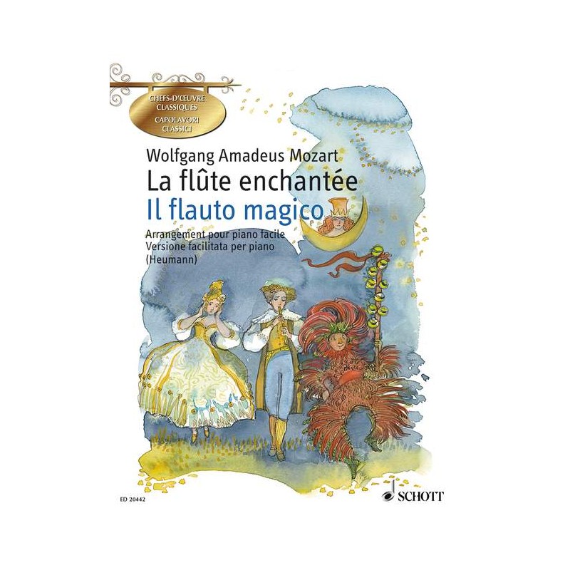 partition la flute enchantée piano facile