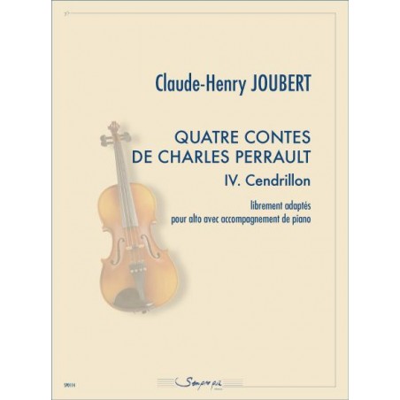 PARTITION ALTO CENDRILLON CLEUDE-HENRY JOUBERT SP0114 LE KIOSQUE A MUSIQUE