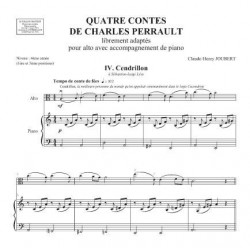cendrillon partition alto