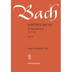 Bach cantate 82 partition